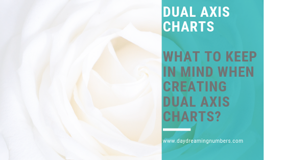 What to keep in mind when creating dual axis charts?